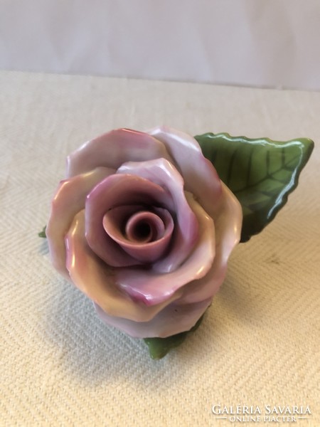 Herend porcelain rose