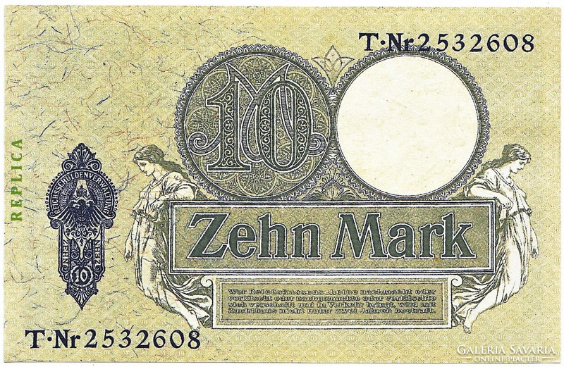 Németország 10 Német arany márka 1906 REPLIKA