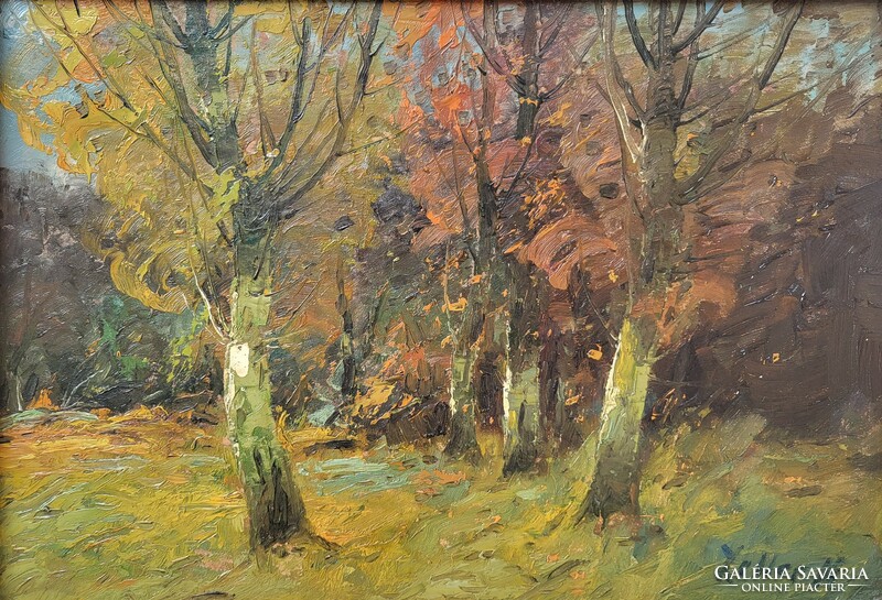 Mihály Zeller (1859 - 1915) forest interior c. Your painting with an original guarantee!