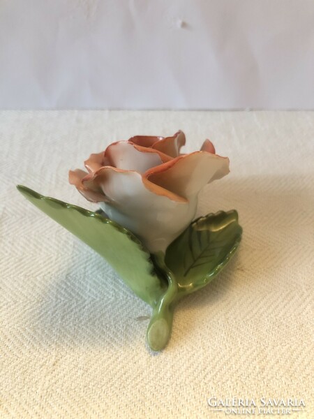 Herend porcelain rose