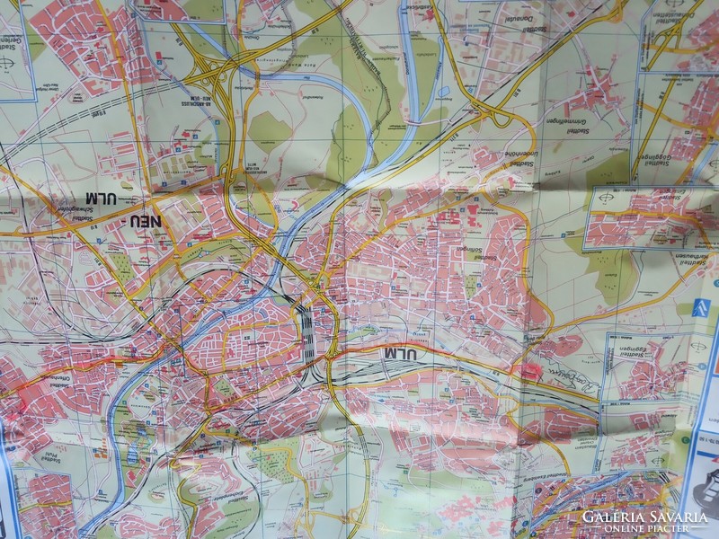 Térkép : Németország, Ulm városa