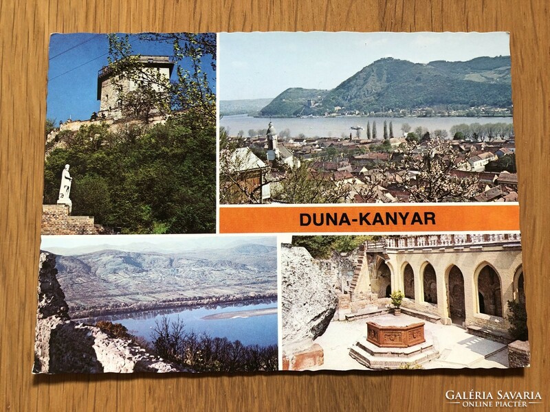 DUNA-KANYAR  képeslap