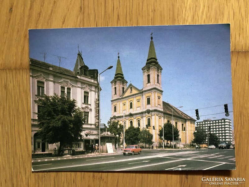 Zalaegerszeg - rk. Postcard with church