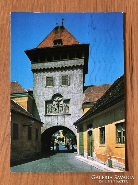 Postcard of the gate of Kőszeg