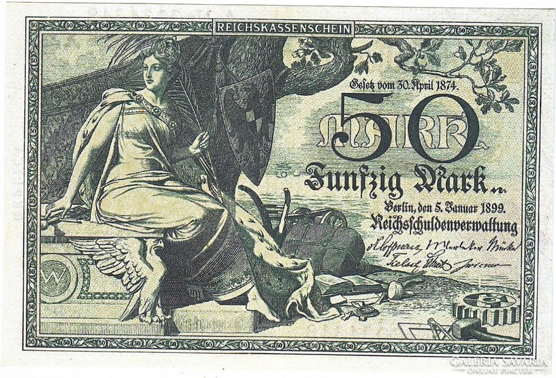 Germany 50 German Gold Mark 1899 Replica