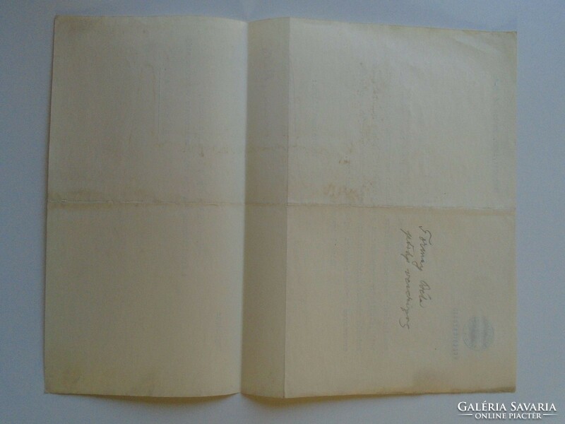 Za432.12 Hungarian exp. Postatakarekpénztár general manager Béla Tormay's autograph letter, 1929