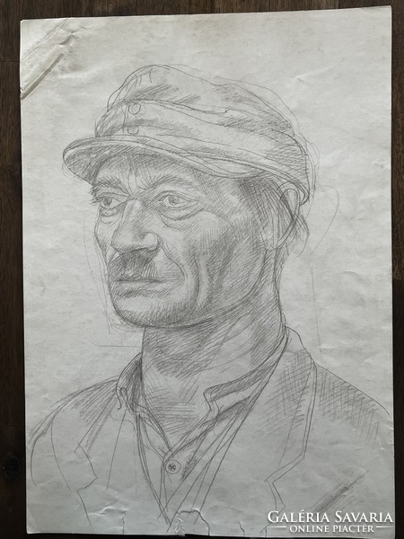 Szabó Vladimir korai ceruza rajz