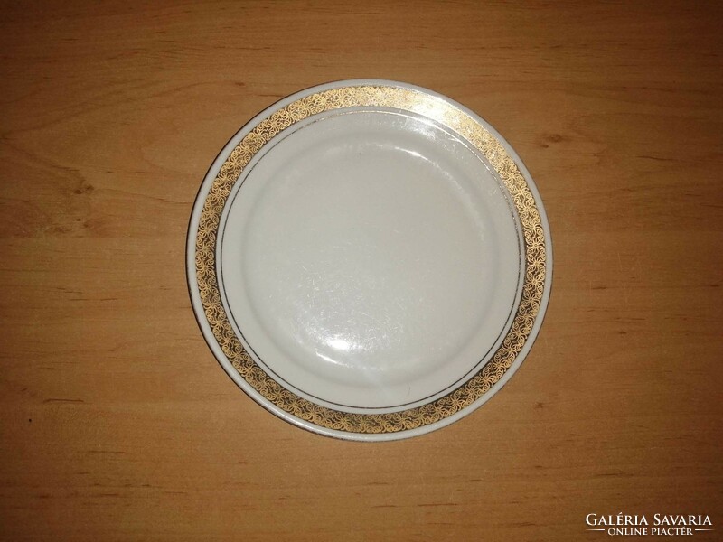 Alföldi porcelán arany mintás kistányér átm. 19 cm (2p-1)