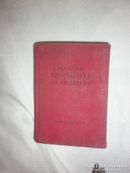 Old mszmp party book Ikarus basic organization paper 1957