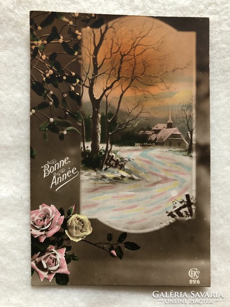 Antik színezett képeslap - 1922                             -2.