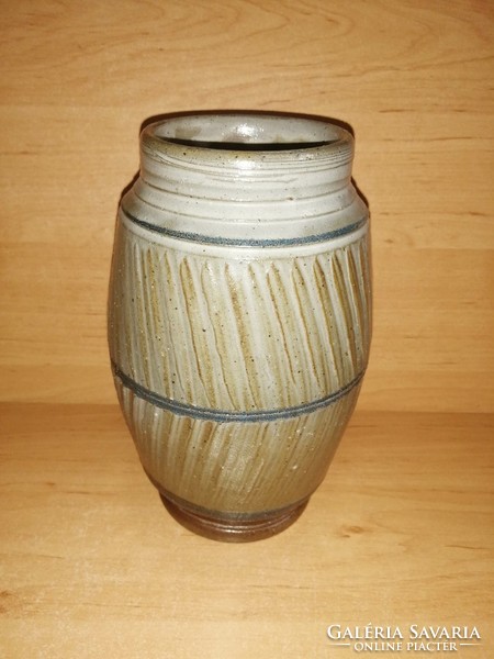 Retro kerámia váza 19 cm magas (19/d)