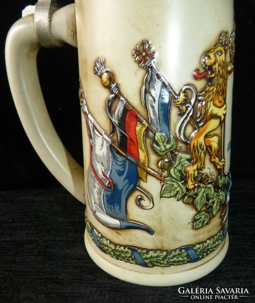 5 Pcs. Decorative beer mug / Germany.