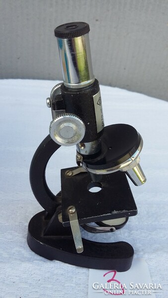 Old microscope, school, student, for photography