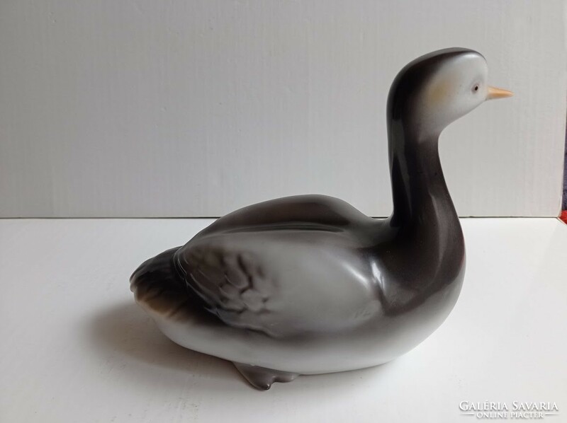 Rare Hólloháza porcelain wild duck