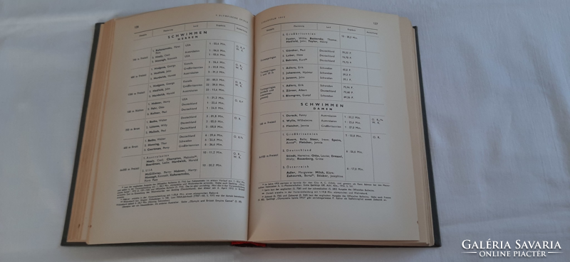 Sechzig jahre olympische spiele, sports book in German - dr. Ferenc field - rarity (2.)