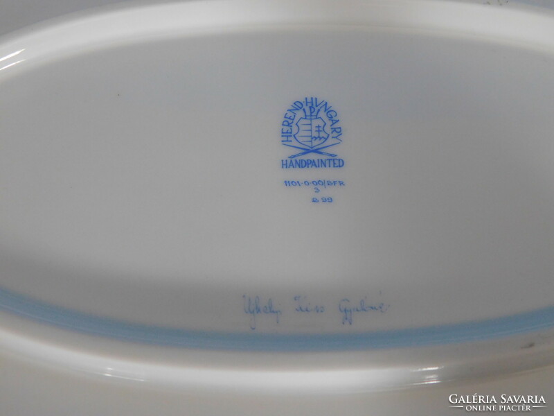 Herend fruit-patterned roasting dish