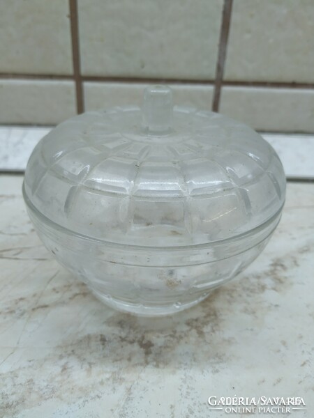 Retro glass bonbonnier for sale!