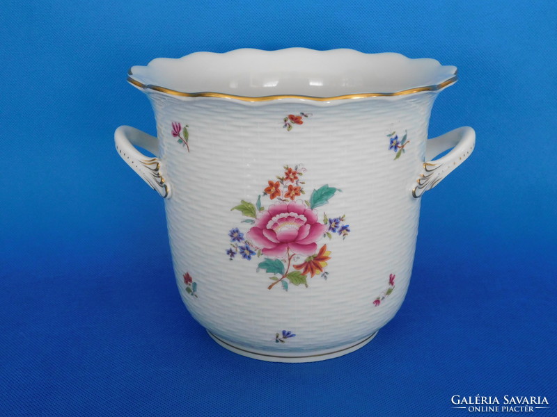 Antique Nanking bouquet basket from Herend