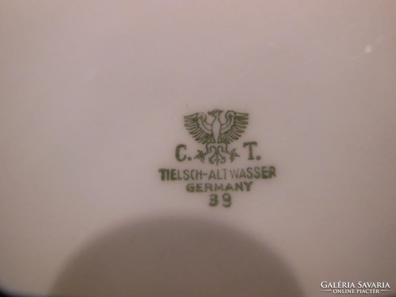 Bowl - c.T. Altwasser - year 1939 - 1.4 kilos - 21.5 x 10 cm - porcelain - perfect