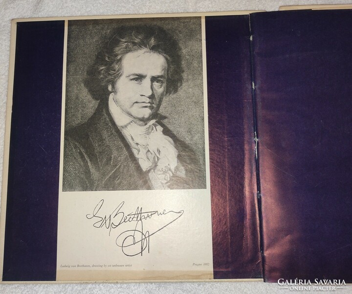Beethoven symphony double vinyl record, lp