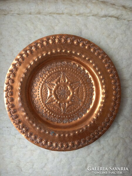 Persian red copper decorative wall plate