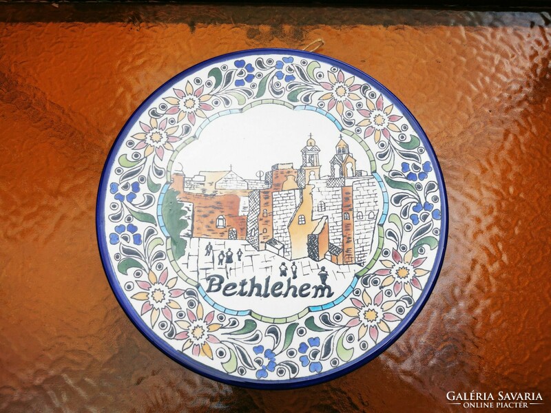 Bethlehem wall plate, 27 cm