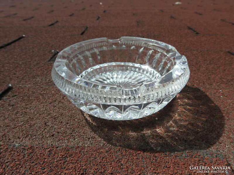 Crystal centerpiece - ashtray - crystal ashtray