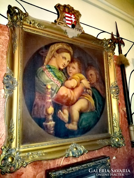 Raffaello után  " Madonna della seggiola"