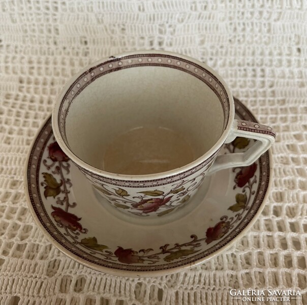 Sarreguemines Oriental fajansz csésze szett