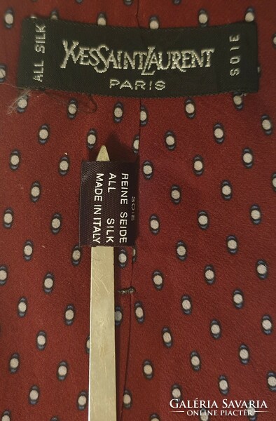 Yves Saint Laurent Paris vintage selyem nyakkendő