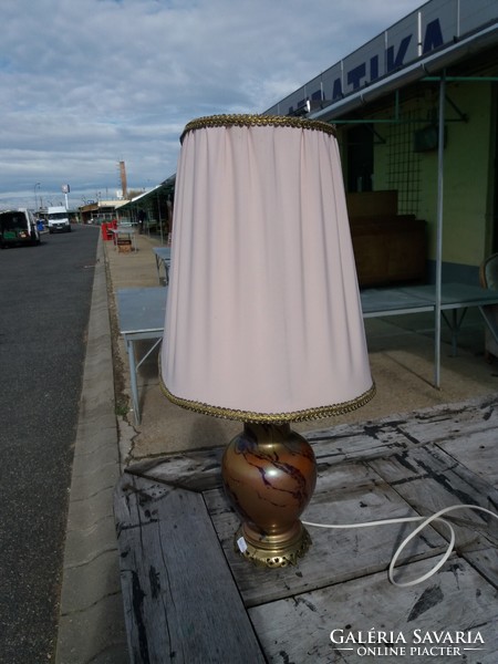 Zsolnay table lamp.