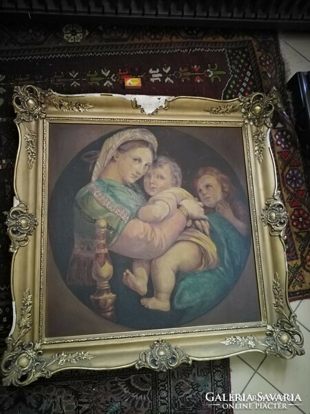 Raffaello után  " Madonna della seggiola"
