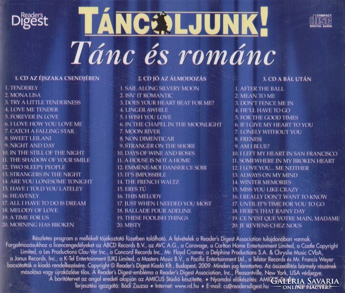 Dance and Romance (3 cds)