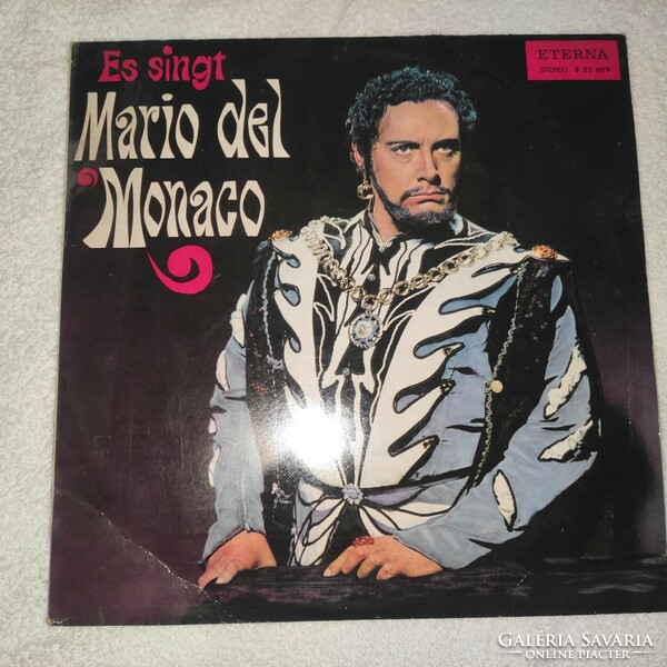 Mario del monaco vinyl record, lp