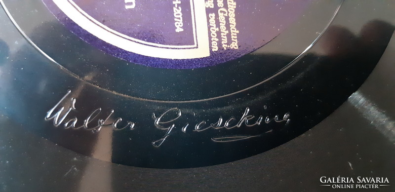WALTER GIESEKING   SELLAK GRAMOFON LEMEZ  78 -AS  RPM