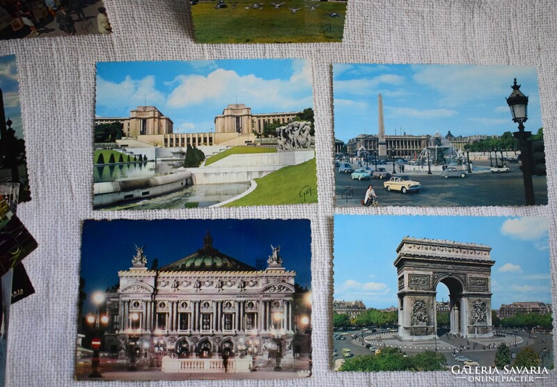 Old French postcard pack paris editions d'art guy 16 pcs. The 60's