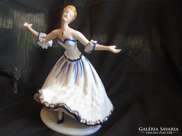 Balerina waledorf stilusú figura vitrin állapotban