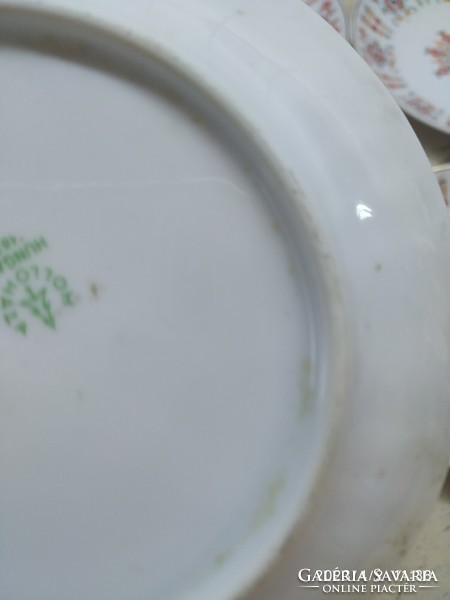 4 pieces of Hollóházi porcelain small plate for sale!