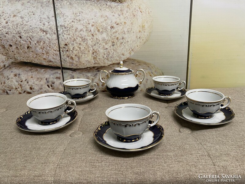 Zsolnay porcelain pompadour tea set a41