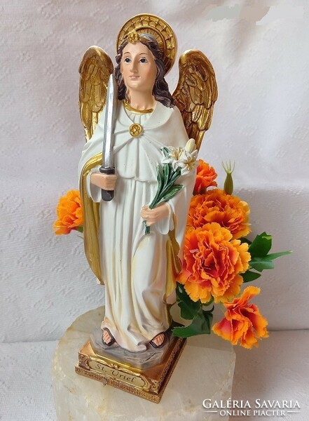 Archangel Uriel statue, 22.5 cm