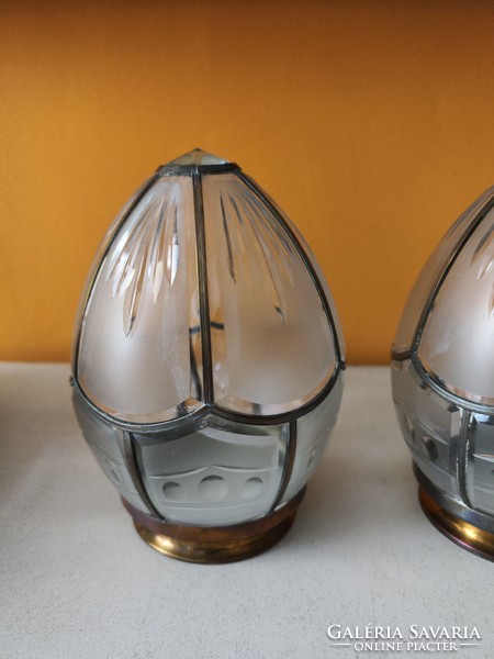 Unique and Amazing pair of lamp shade (bura)