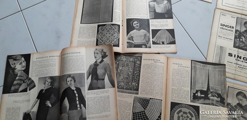 Nearly 90-year-old newspapers, 16 pieces, 1934-1935. Fairy fingers