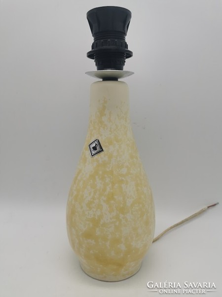 Retro ceramic lamp, lamp body, Hungarian applied art ceramics, 34 cm high
