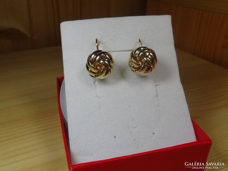 Gold-plated earrings with patent lock, nickel-free. !!