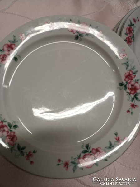 Retro alföldi porcelán tányérok 10 db egyben