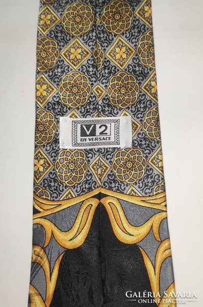 Versace tie, versace genuine silk tie
