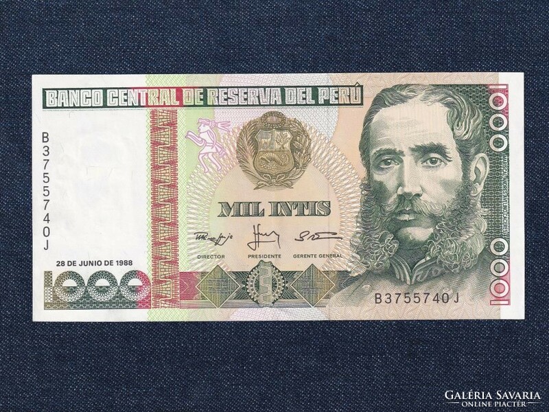 Peru 1000 inti bankjegy 1988 (id73780)