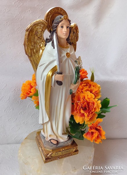 Archangel Uriel statue, 22.5 cm