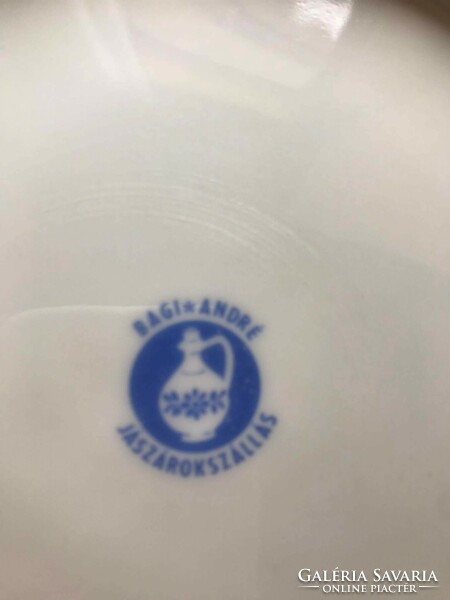 Andre Bagi porcelain plate 24cm, angel pattern
