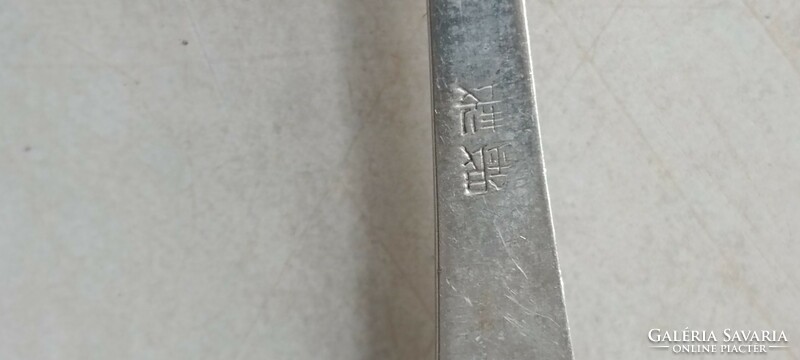 Antik szecessziós távol kelet japán vagy kîna  ezüst kanál 6db